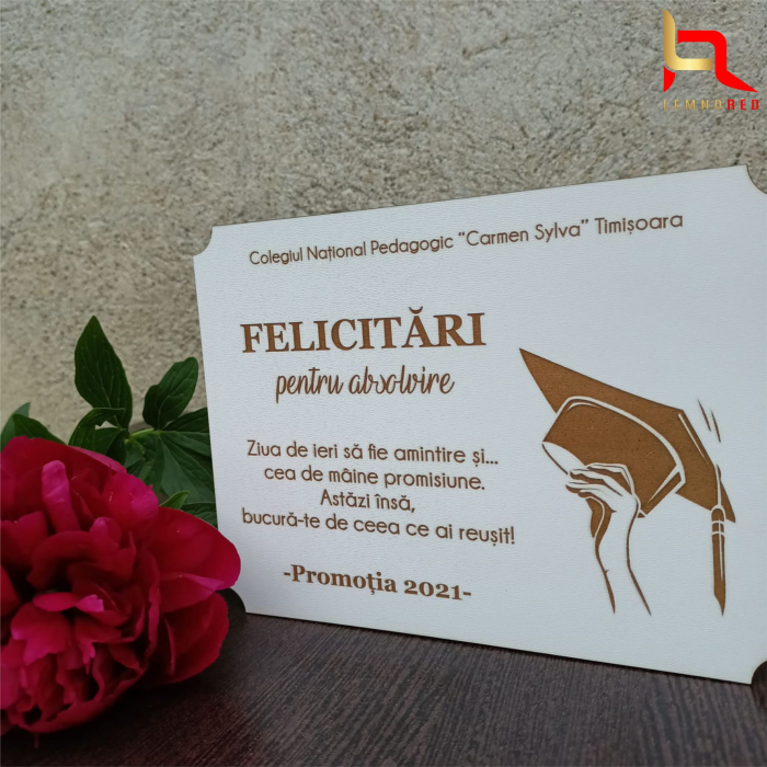 Diploma lemn personalizata ABSOLVENT [4]