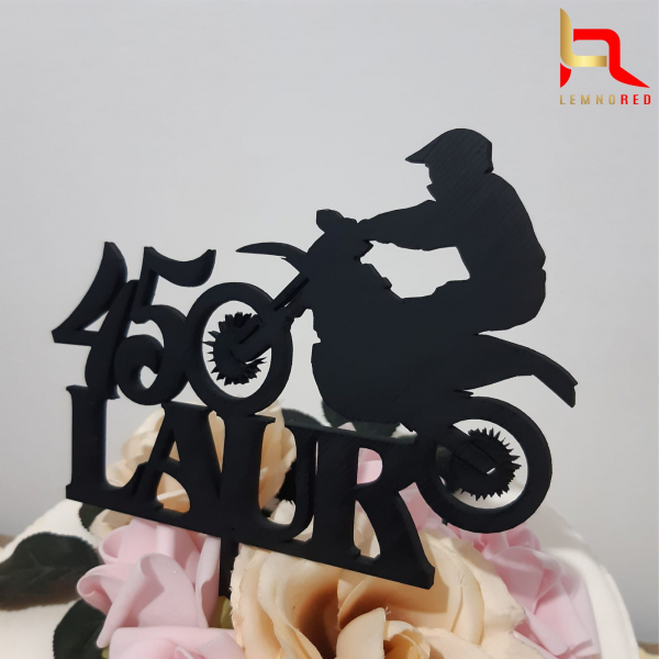 Topper tort personalizat Moto [2]