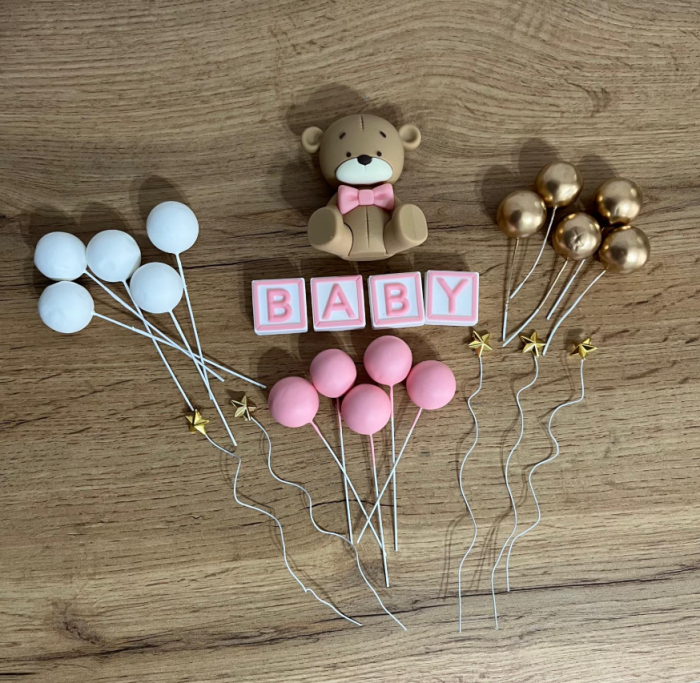 Figurine cu tematica BABY SHOWER pentru fetita [3]