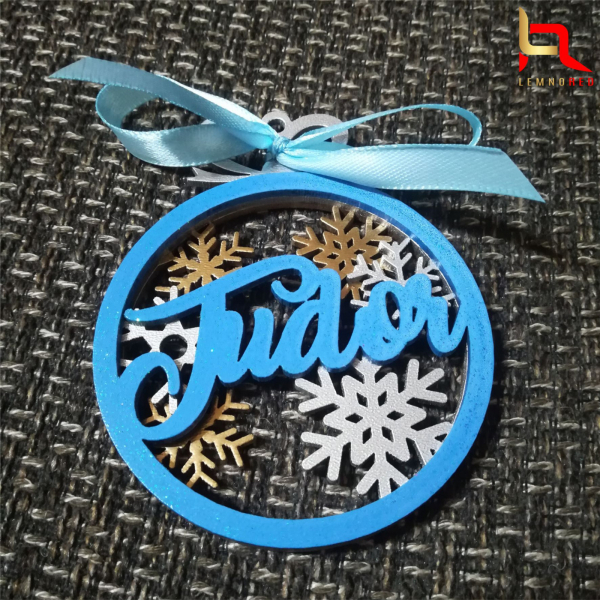 Glob personalizat cu nume in 3 culori [4]