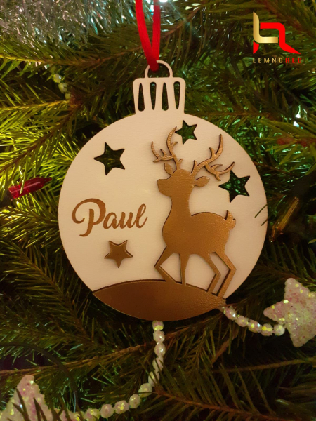 Glob personalizat de lemn X-MAS-X-TREME [2]