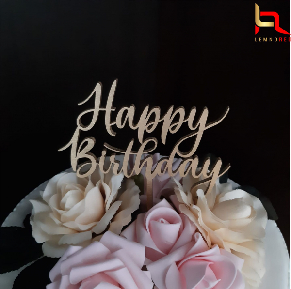 Topper tort Happy Birthday elegance [2]