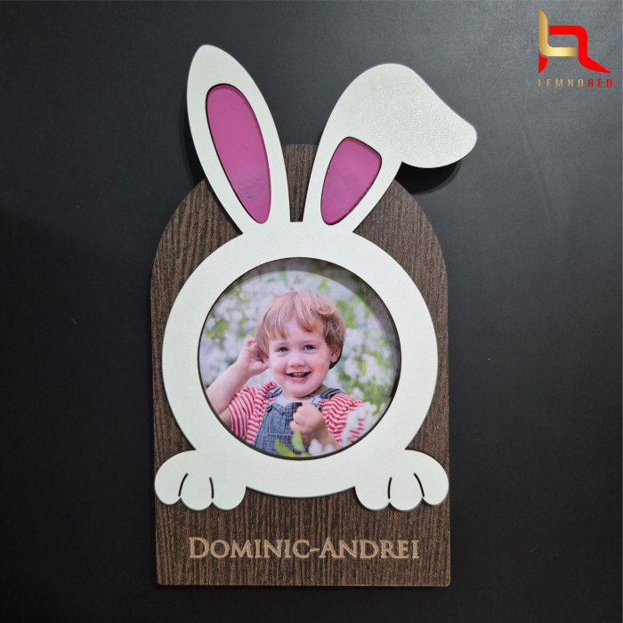 Iepuras magic personalizat– Poza copilului tau in centrul primaverii, cadou de Paste unicat [3]