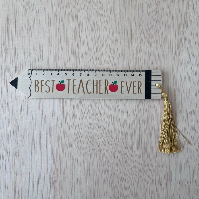 Liniar BEST TEACHER EVER 15 cm [2]
