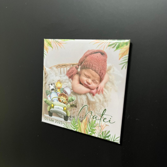 Marturie pentru botez - MAGNET PERSONALIZAT [2]