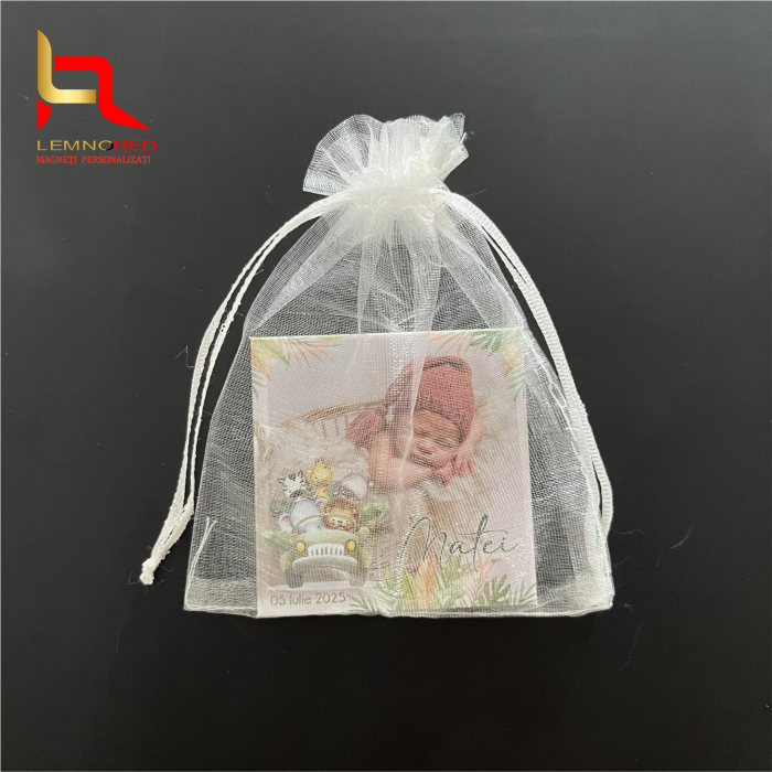 Marturie pentru botez - MAGNET PERSONALIZAT [3]