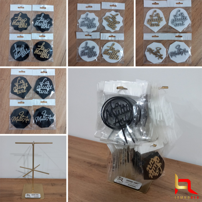 MULTIpack - 80 toppere plexiglas + suport metalic CADOU [6]