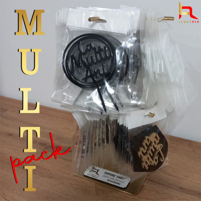MULTIpack - 80 toppere plexiglas + suport metalic CADOU [2]