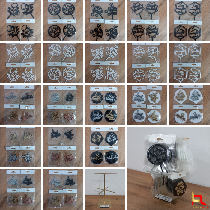 MULTIpack - 80 toppere plexiglas + suport metalic CADOU [3]