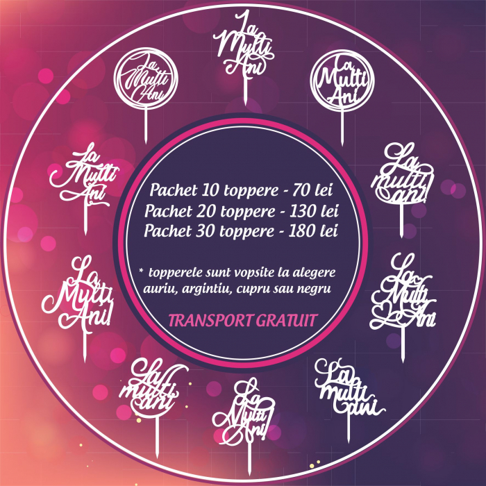 PACHET 30 toppere La multi ani [3]