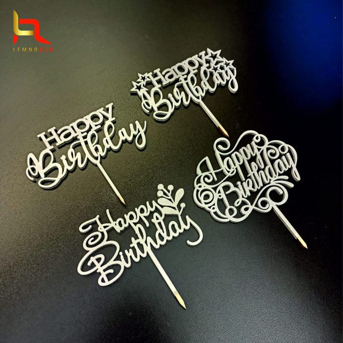Pachet 4 toppere Happy Birthday [2]