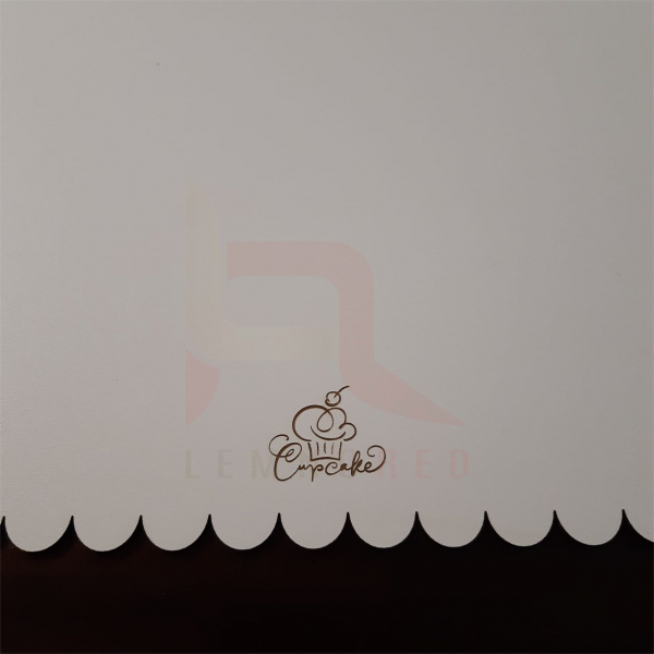 PACHET Platou lemn personalizat pentru tort/prajitura M2 - 10 buc [3]