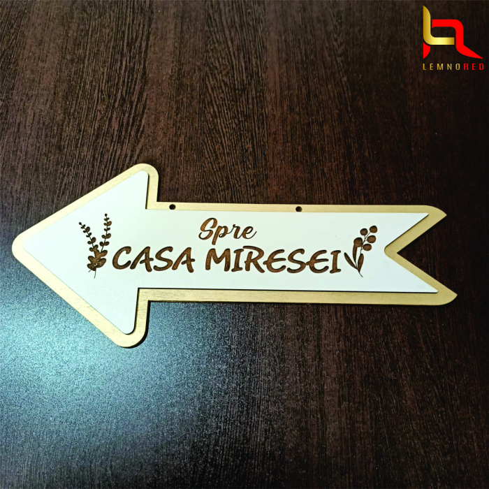 PACHET Sageti indicatoare Spre casa miresei/mirelui [2]