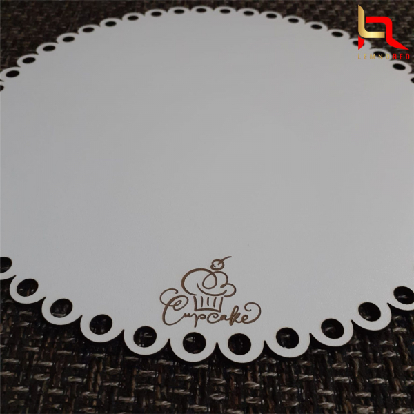 PACHET Disc lemn personalizat pentru tort M5 - 10 buc [2]