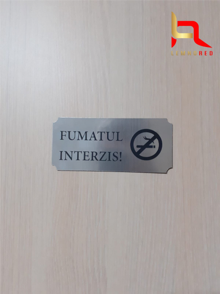 Placuta ABS avertizare Fumatul Interzis [2]