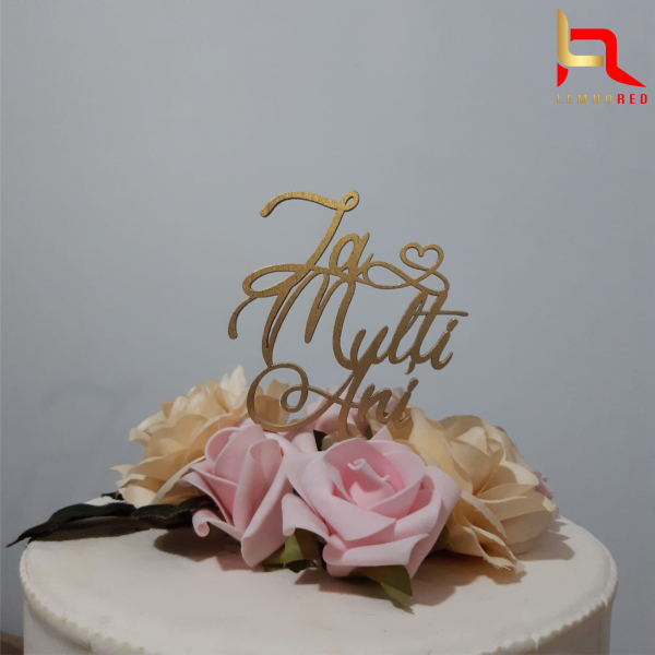 Cake topper La Multi Ani (LM9) [2]