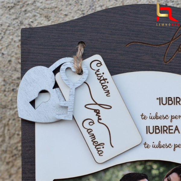 Cadou Rama foto personalizata Valentine's Day [5]