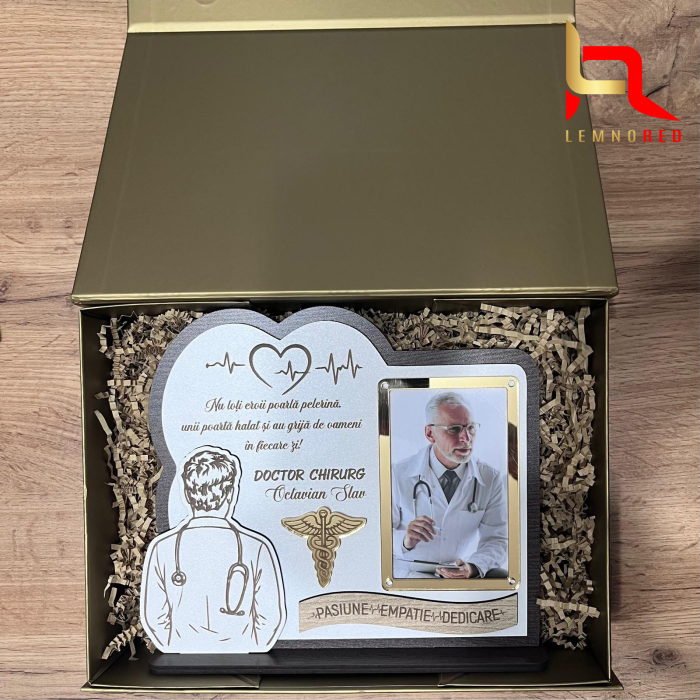 Ramă Foto Personalizată Doctor, Asistent sau Farmacist cu Poză și Mesaj [2]