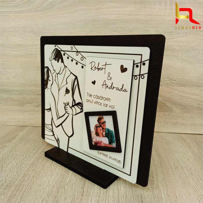 Rama foto personalizata pentru cererea nasilor de cununie [6]