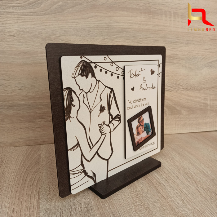 Rama foto personalizata pentru cererea nasilor de cununie [5]