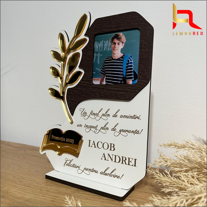 Ramă Personalizată Absolvire – cu Poză și Mesaj [3]