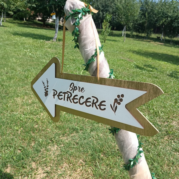 Sageata indicatoare "Spre petrecere" [2]