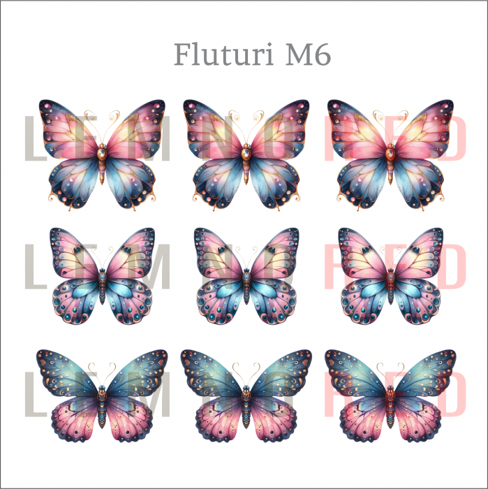 Set 9 fluturi - zeci de modele disponobile [8]