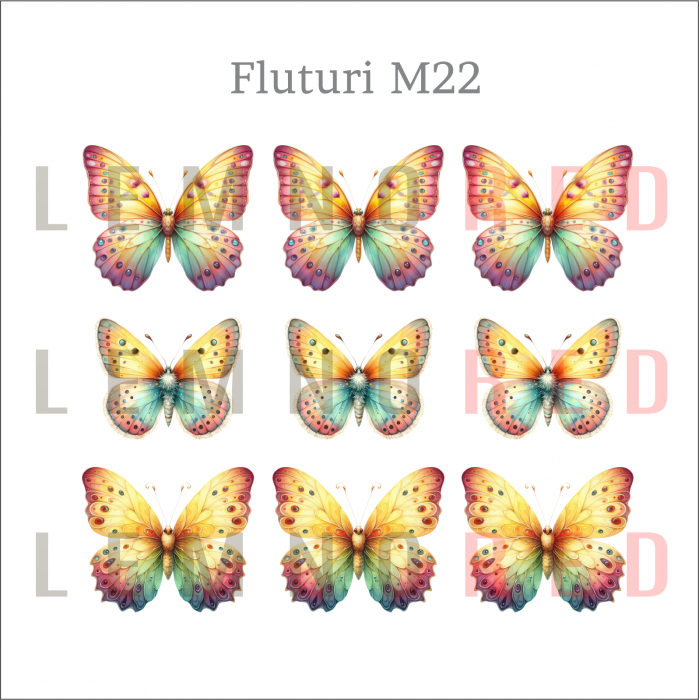 Set 9 fluturi - zeci de modele disponobile [24]