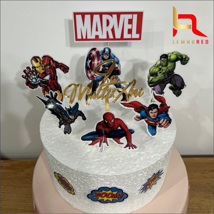 Suita de toppere tort MARVEL [3]
