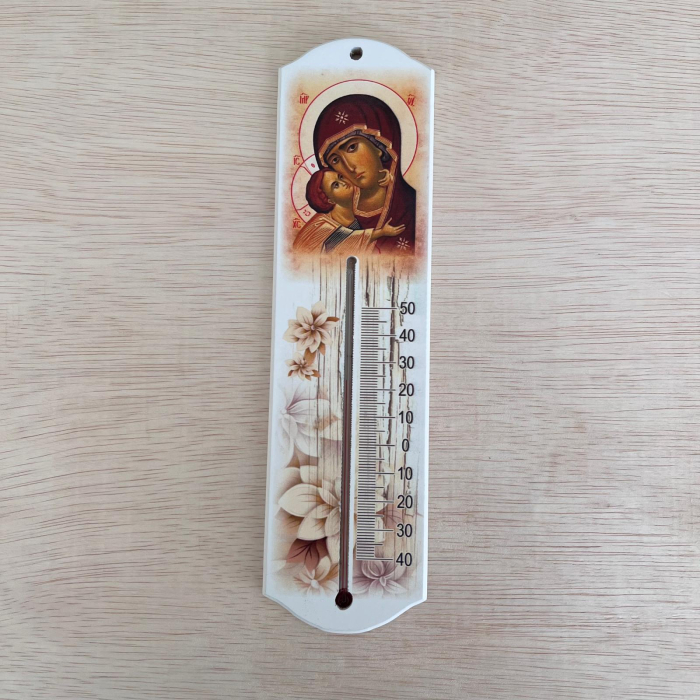 Termometru decorativ religios cu Iisus sau Maica Sfanta [3]