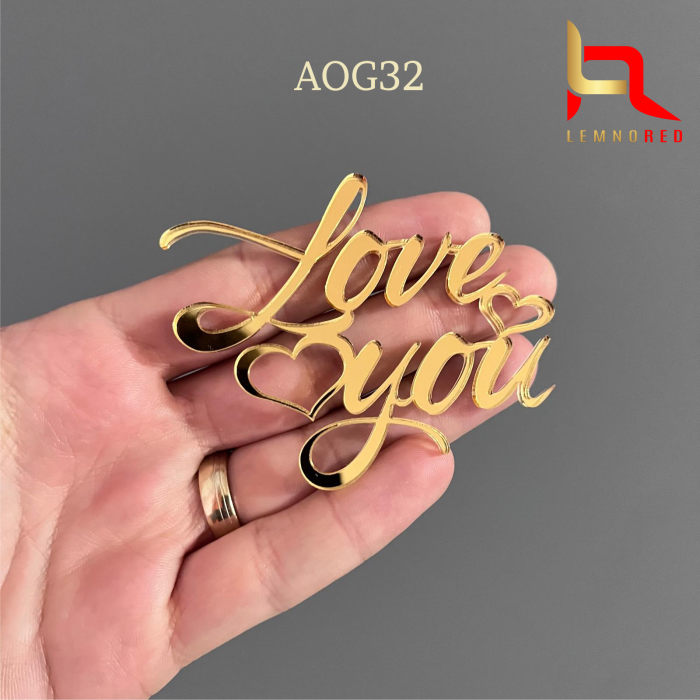 Set Topper aplicatie tort din oglinda acrilica (diverse modele) [2]