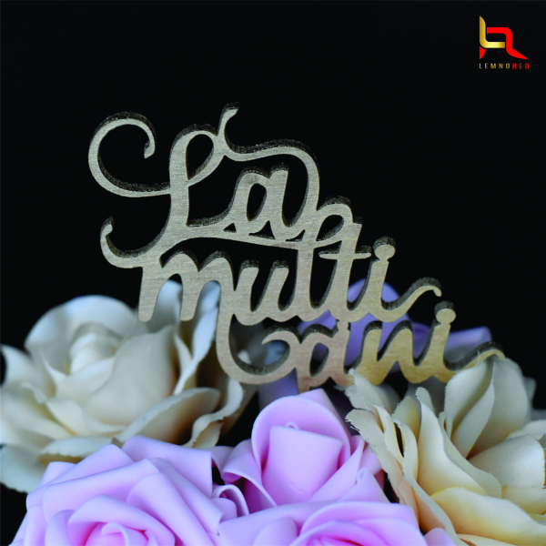 Decoratiune tort "La multi ani" [2]