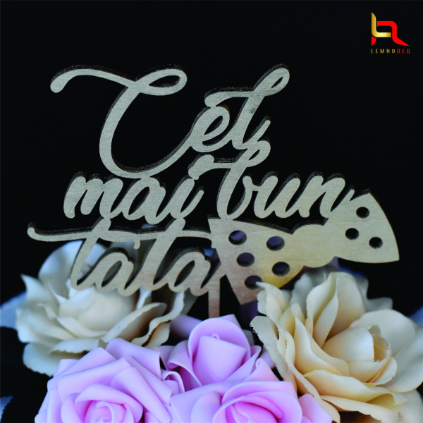 Topper tort "Cel mai bun tata" [4]