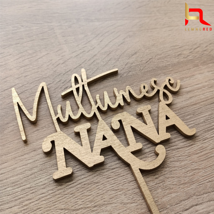 Topper tort Multumesc NANA/NANU [5]