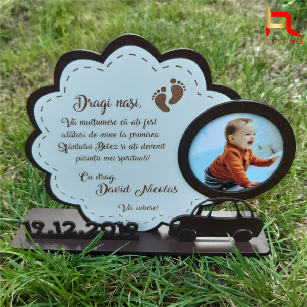 Trofeu personalizat cadou pentru nasii de botez [3]