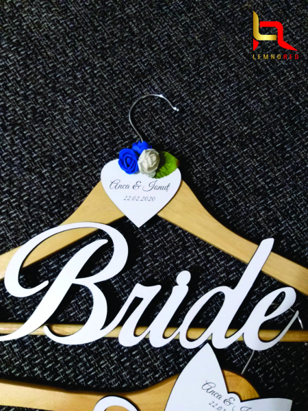 Umerase "Bride & Groom" personalizate [2]