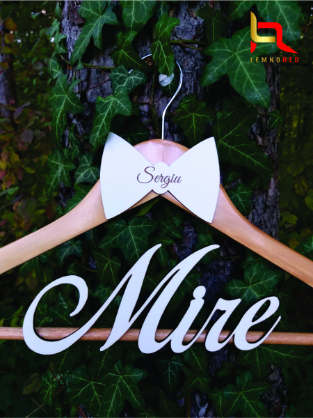 Umerase "Mire & Mireasa" personalizate cu numele mirilor [5]