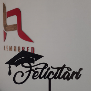 Scoala/Absolvire - Topper tort ''Felicitari"