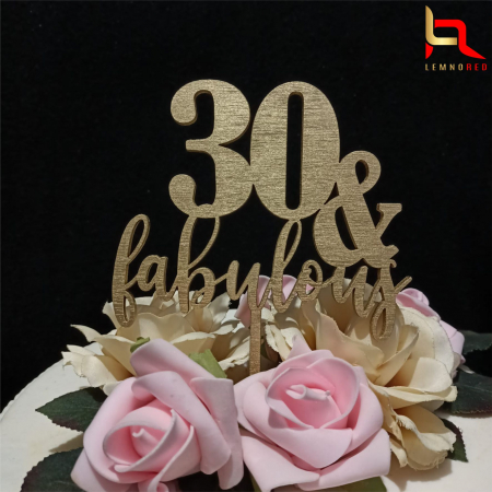 Topper tort FABULOUS + VARSTA [1]