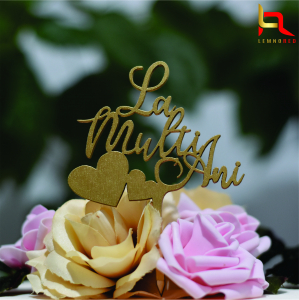 Decoratiune "La Multi Ani" pentru tort (LM5) [1]