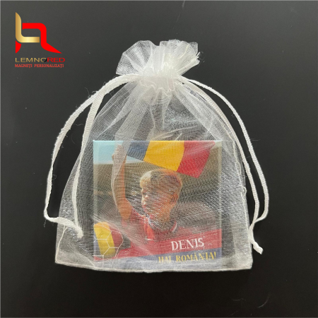 Magnet Tricolor cu nume, poza si textul "Hai Romania" – Pentru Cei cu Sufletul in Peluza [2]