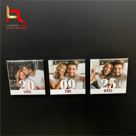 Magneti personalizati - 3 Magneti "Save the Date" Personalizati – Un Mod Unic de a Anunta Marele Eveniment