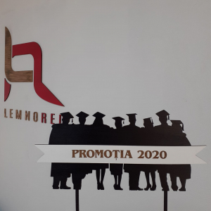 Scoala/Absolvire - Topper tort Promotia 2020