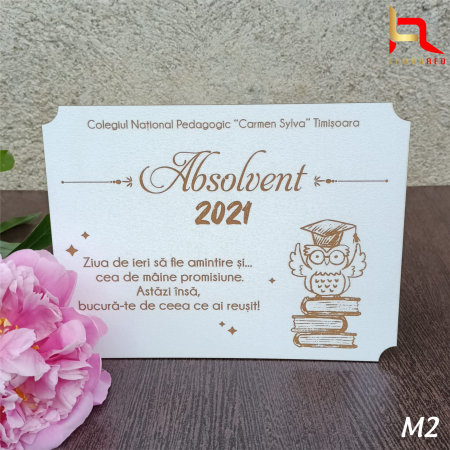 Diploma lemn personalizata ABSOLVENT [1]