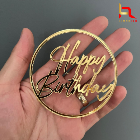 Toppere diverse - Aplicatie HAPPY BIRTHDAY in CERC