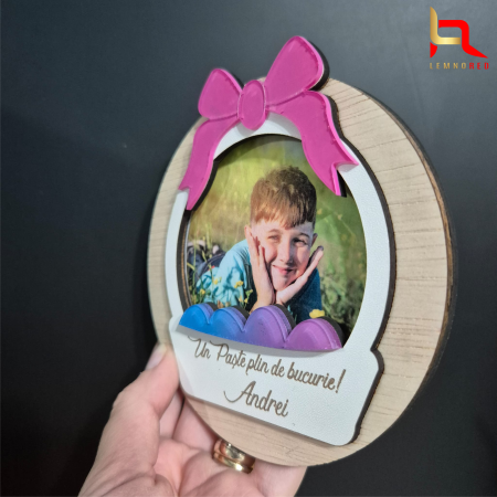 Cadou de Paste - magnet personalizat cu poza/text [3]
