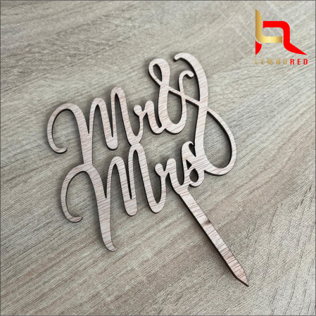 Cake topper MR & MRS [1]