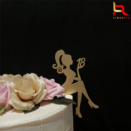 Cake topper SILUETA FATA 18 [1]