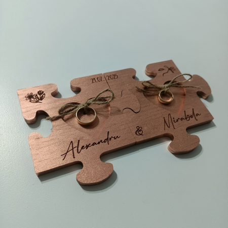 Cutie pentru verighete PUZZLE [2]