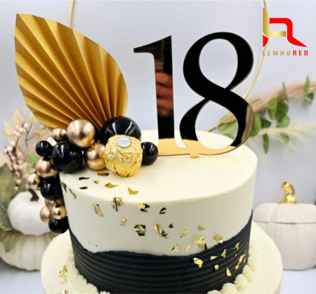 Toppere diverse - Decor tort MAJORAT cifra 18